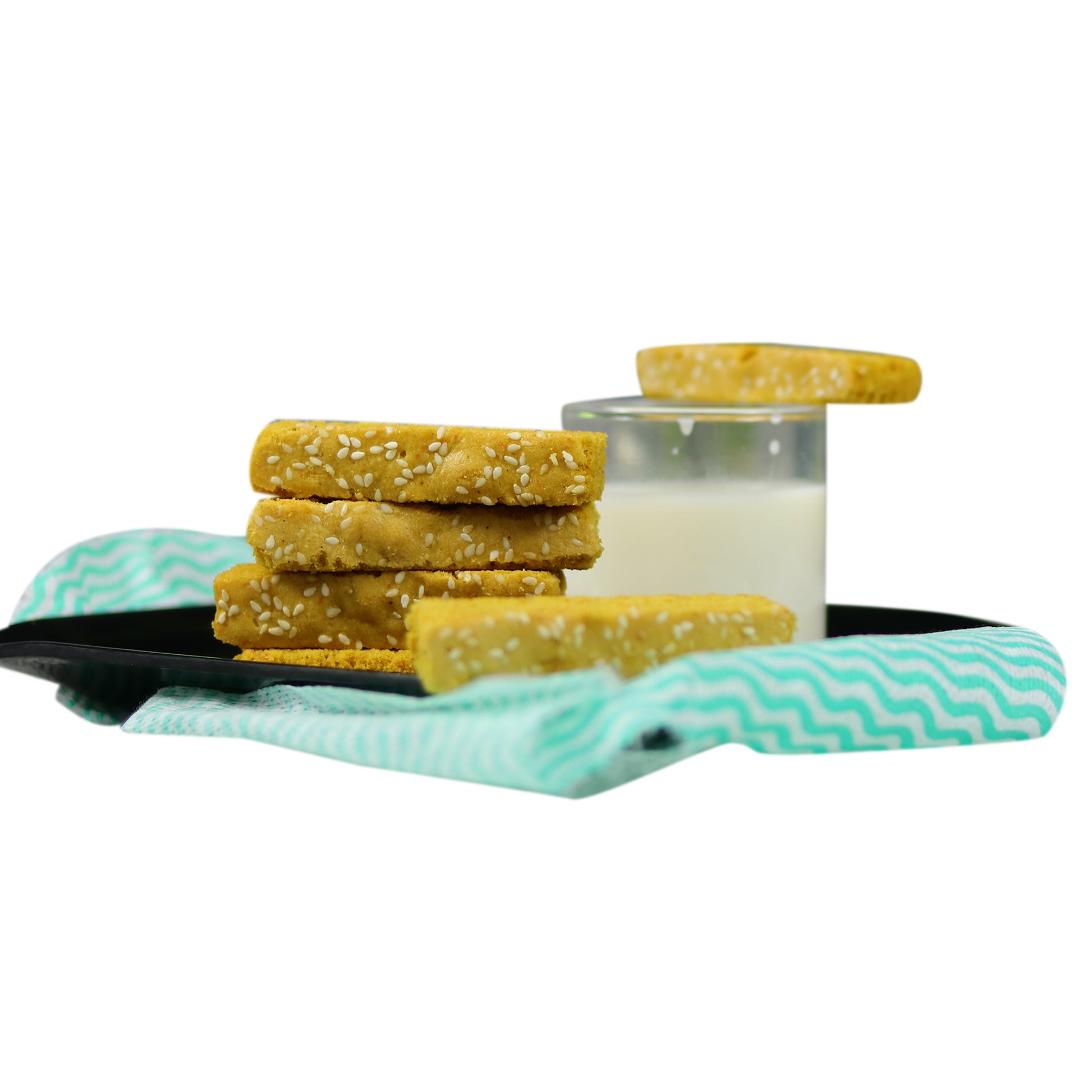 Gluten-free Sesame Rice Cake Rusk