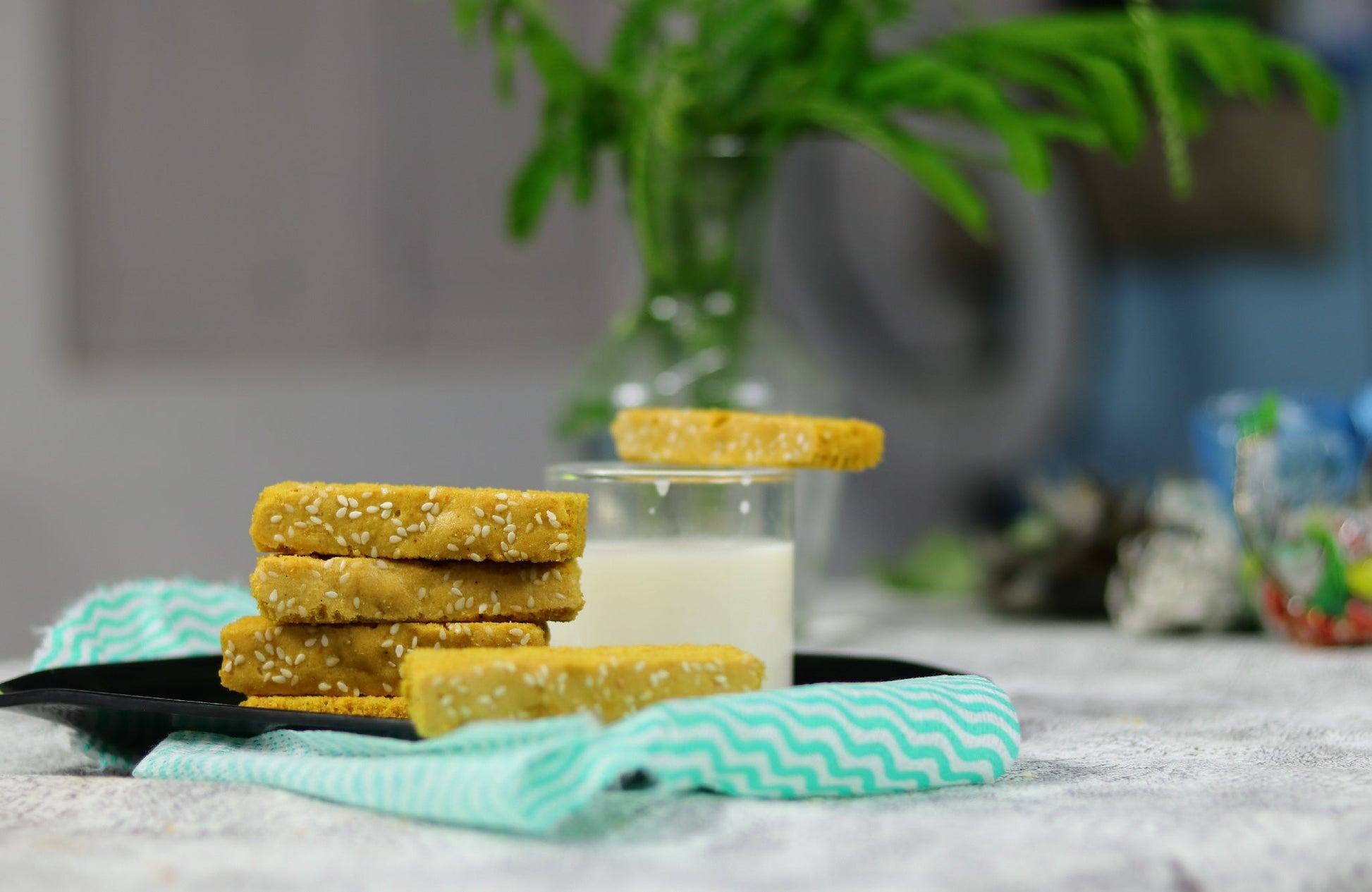 Erika’s Gluten-free Sesame Rice Cake Rusk 100gm Combo - Erika's Gluten Free