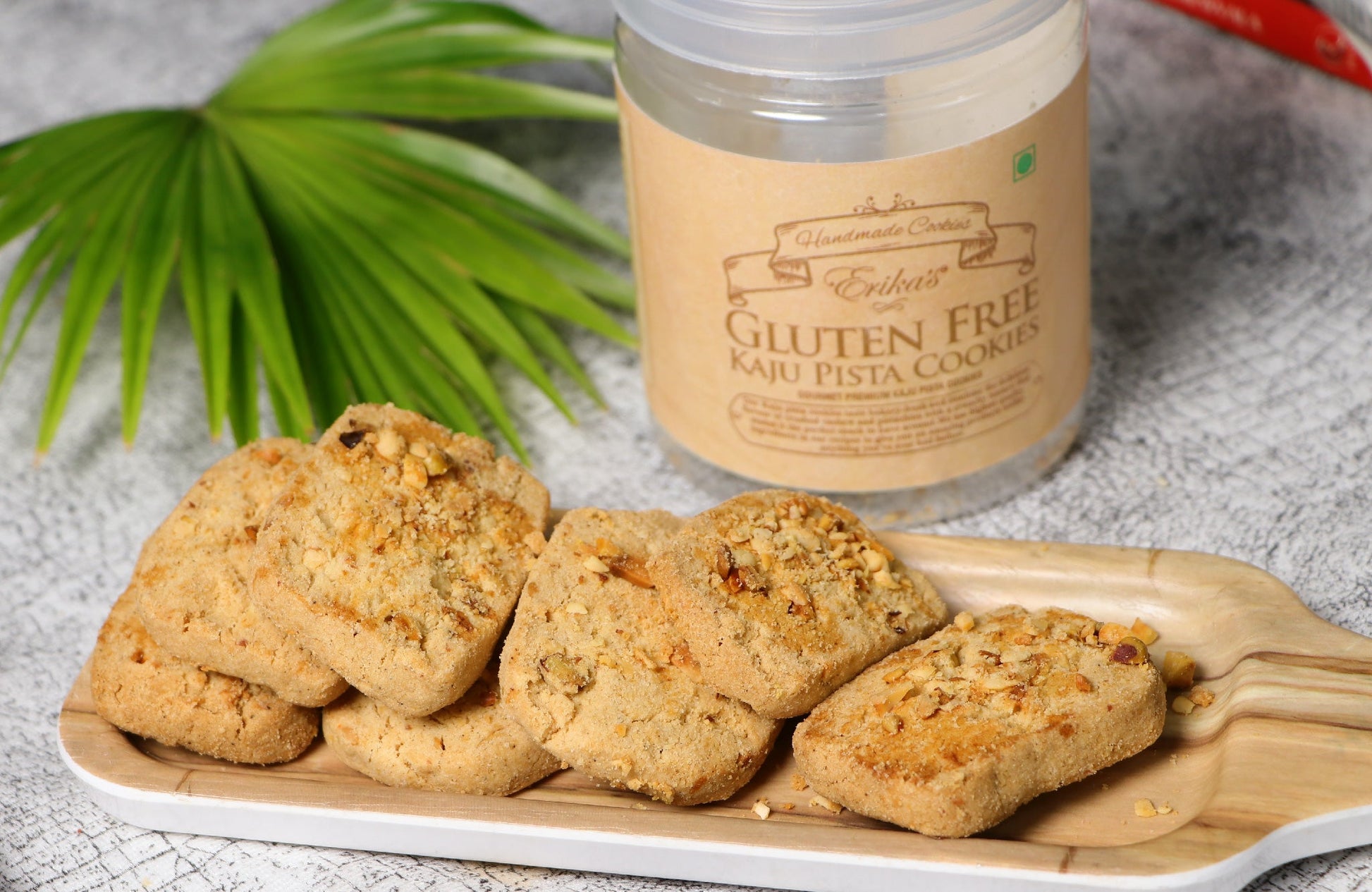 Erika’s Gluten-free Kaju Pista Cookies 150gm Combo - Erika's Gluten Free
