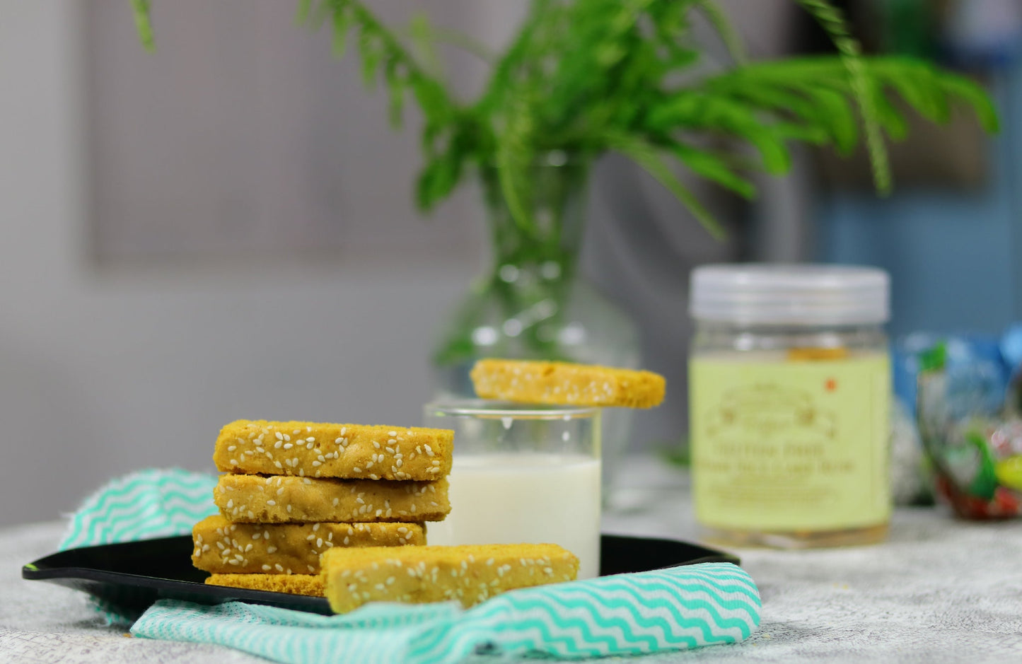 Erika’s Gluten-free Sesame Rice Cake Rusk 100gm Combo - Erika's Gluten Free